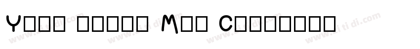 Yong sheng Mei Chee字体转换